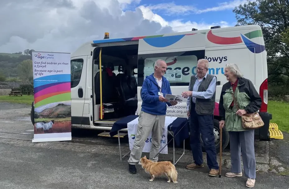 Age Cymru visit Llangunllo