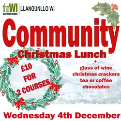 Llangunllo WI Christmas Community Lunch 2024