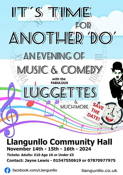 It's time for another do. An evening of fun and entertainment at Llangunllo Community Hall