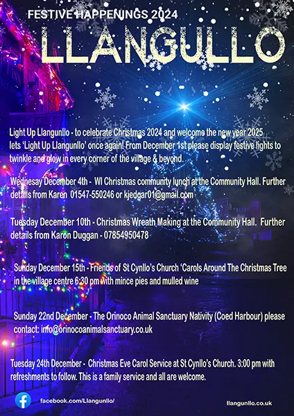 Christmas Events 2024 Llangunllo