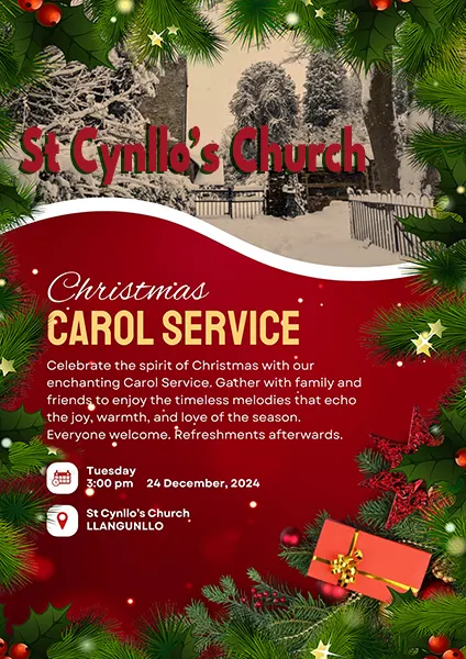 St Cynllo's Church Llangunllo Christmas Carol Service 2024