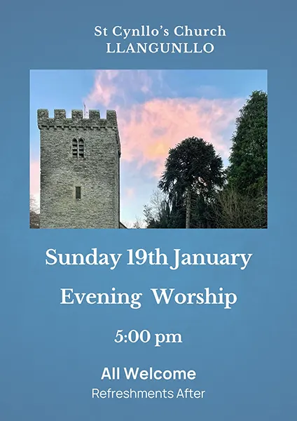 Evening Service St Cynllo's Church Llangunllo Feb 19th 2925