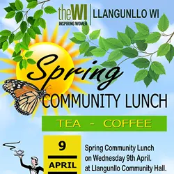 Spring Community Lunch Llangunllo April 2025